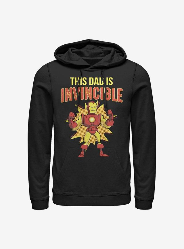 Marvel Iron Man This Dad Is Invincible Hoodie Product Image