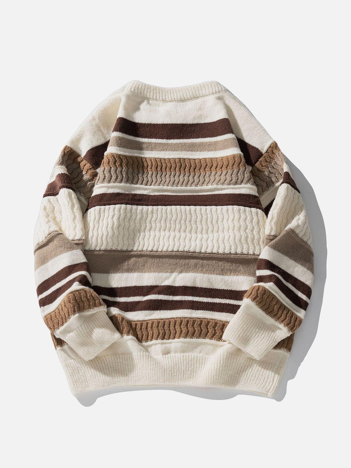 Aelfric Eden Stripe Color Blocking Sweater Product Image