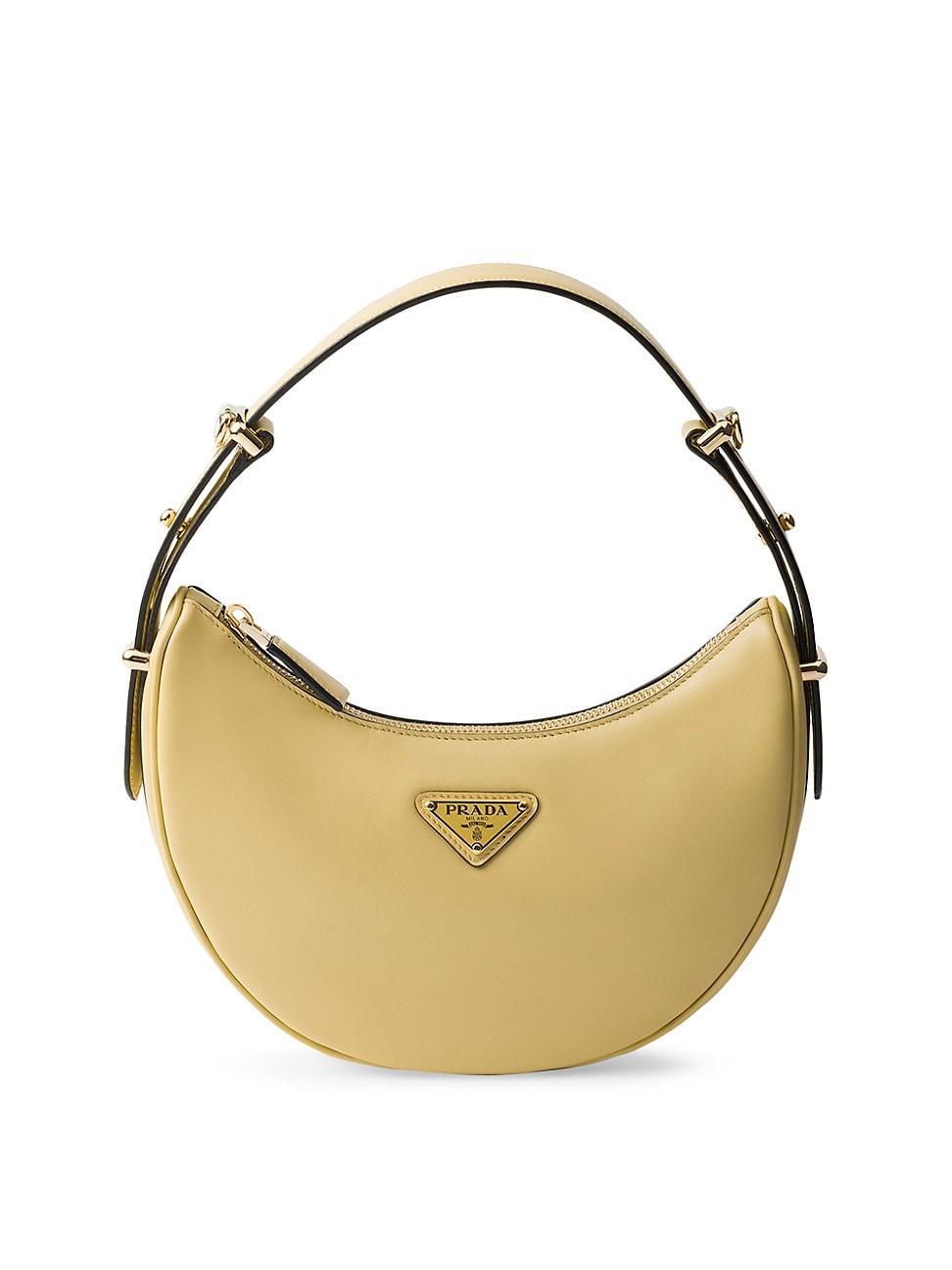 Womens Arqu Leather Shoulder Bag Product Image