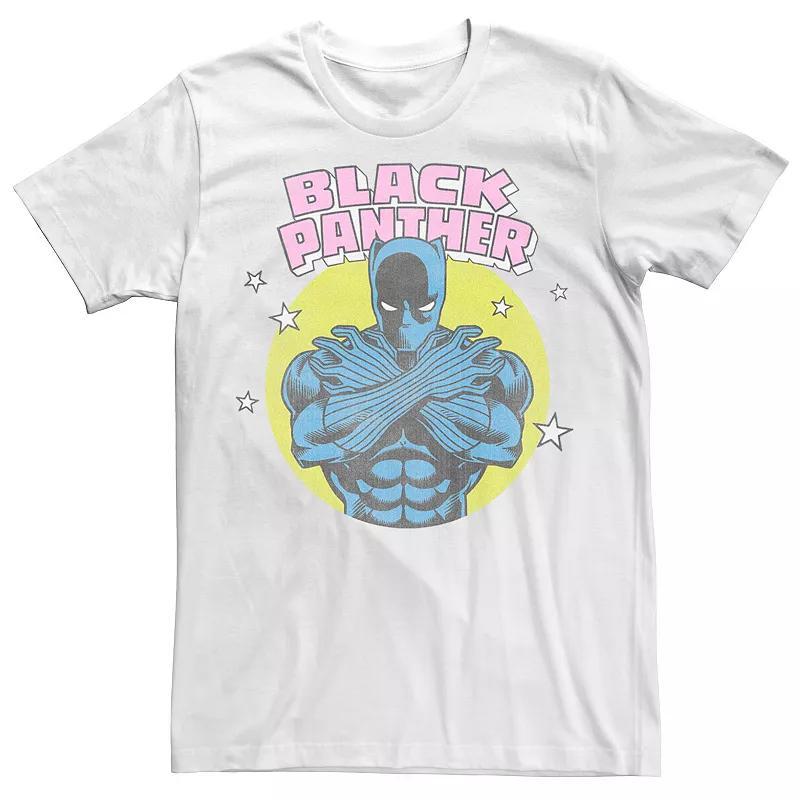 Mens Black Panther Vintage Comic Badge Tee Product Image