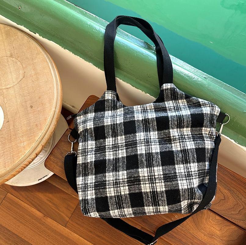 Plaid Crossbody Bag Product Image