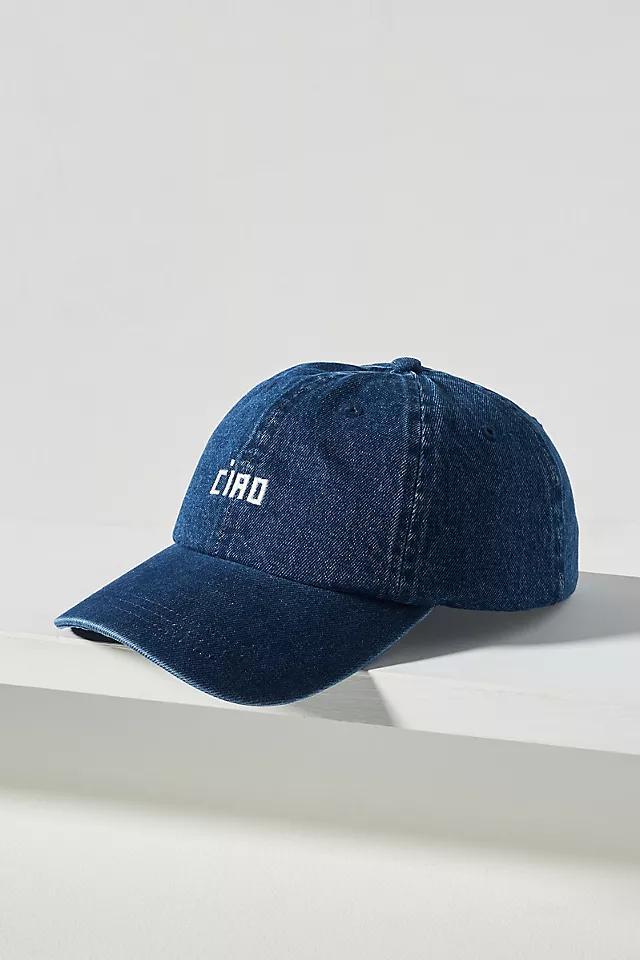 Clare V. Denim Ciao Baseball Hat  Product Image