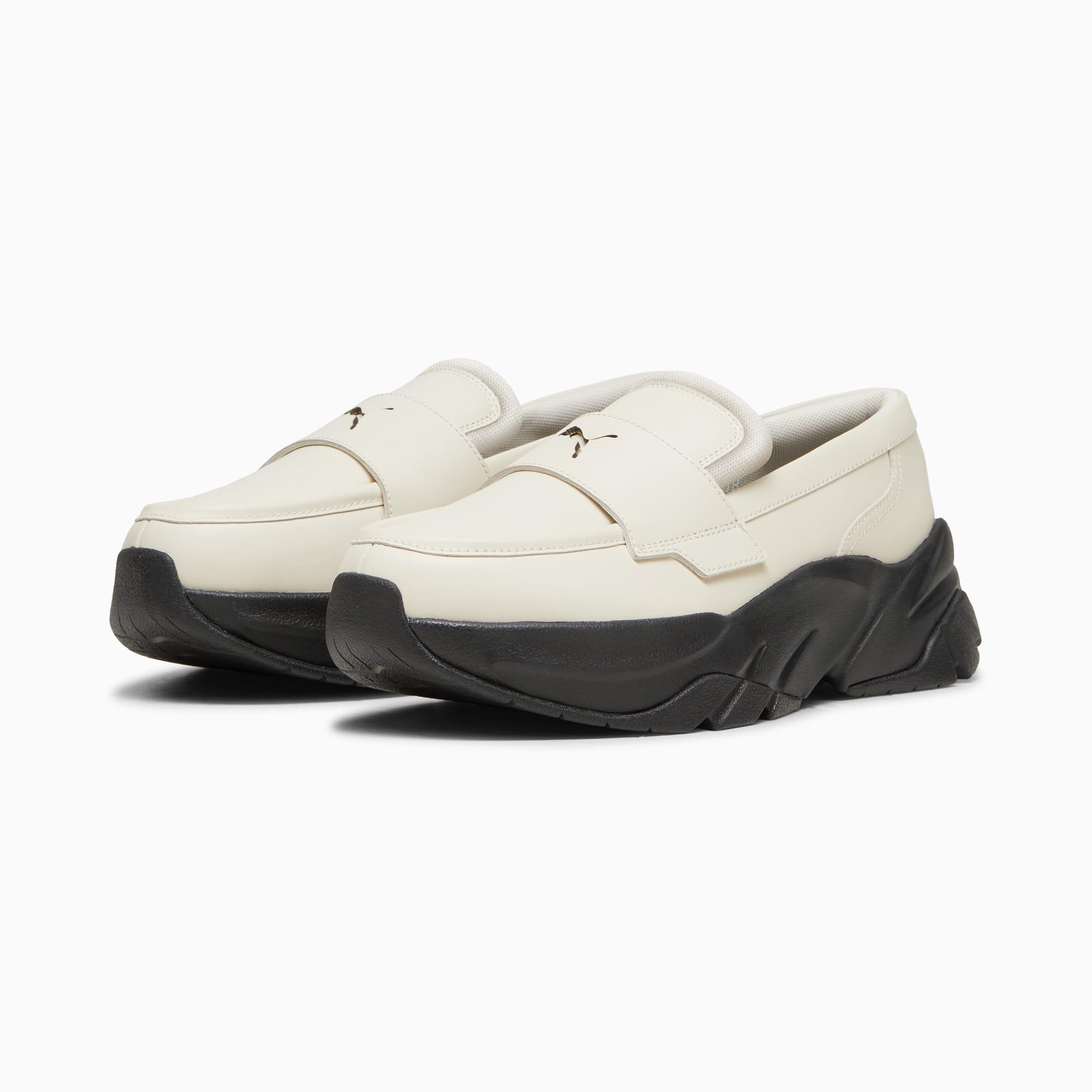 PUMA Sophyr Loafer Women Shoes in Alpine Snow/Black Product Image