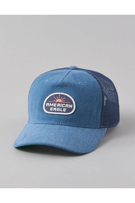 AE Logo Twill Trucker Hat Men's Product Image