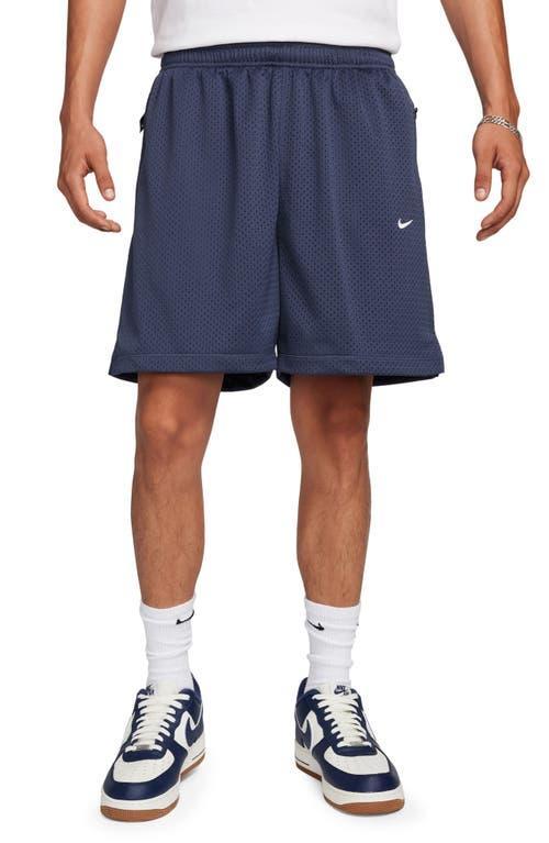 Nike Mens Nike Solo Swoosh Mesh Shorts - Mens Thunder/White Product Image