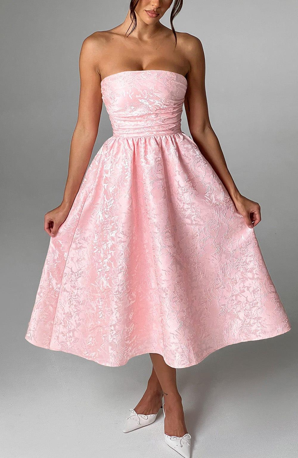 Saoirse Midi Dress - Blush Product Image