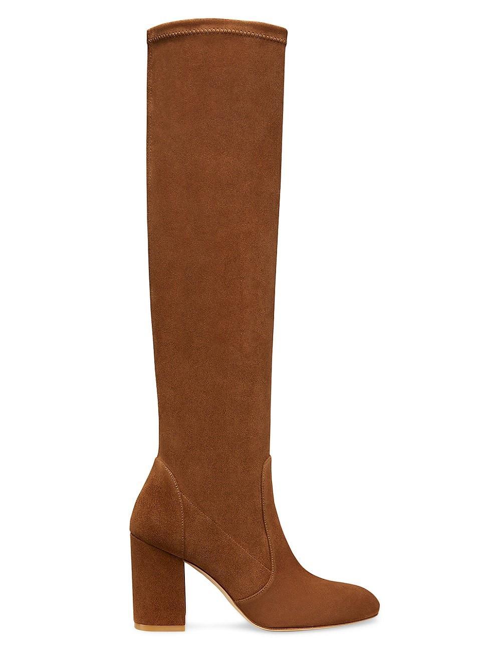 Womens Yuliana 85MM Suede Knee-High Boots Product Image