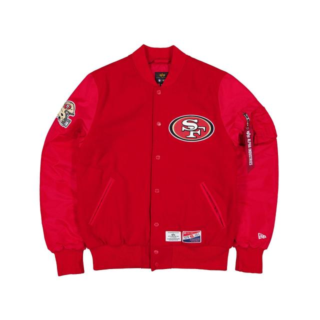 Alpha Industries x San Francisco 49ers MA-1 Wool Varsity Jacket Male Product Image