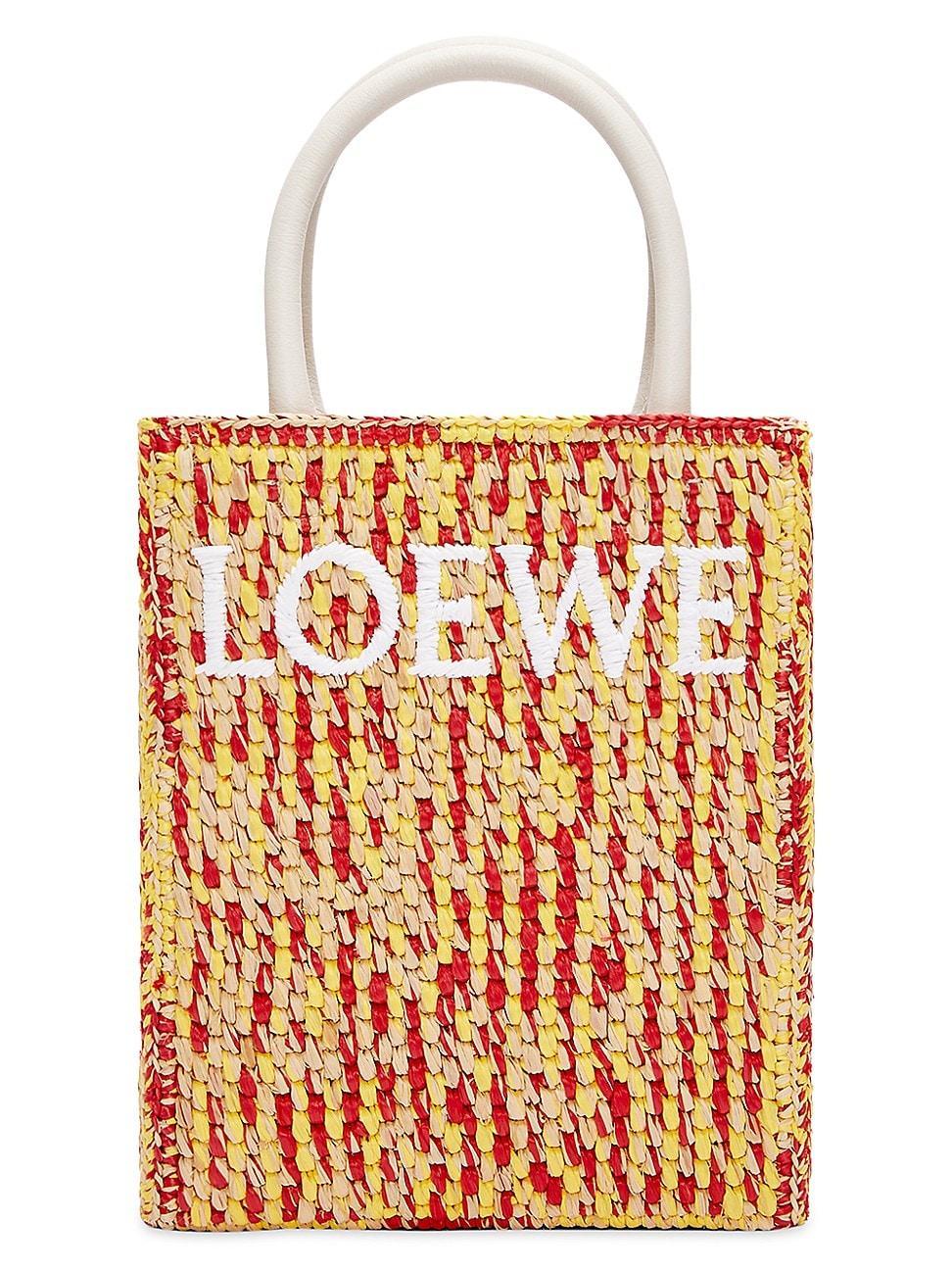 Womens A5 Raffia Tote Bag Product Image