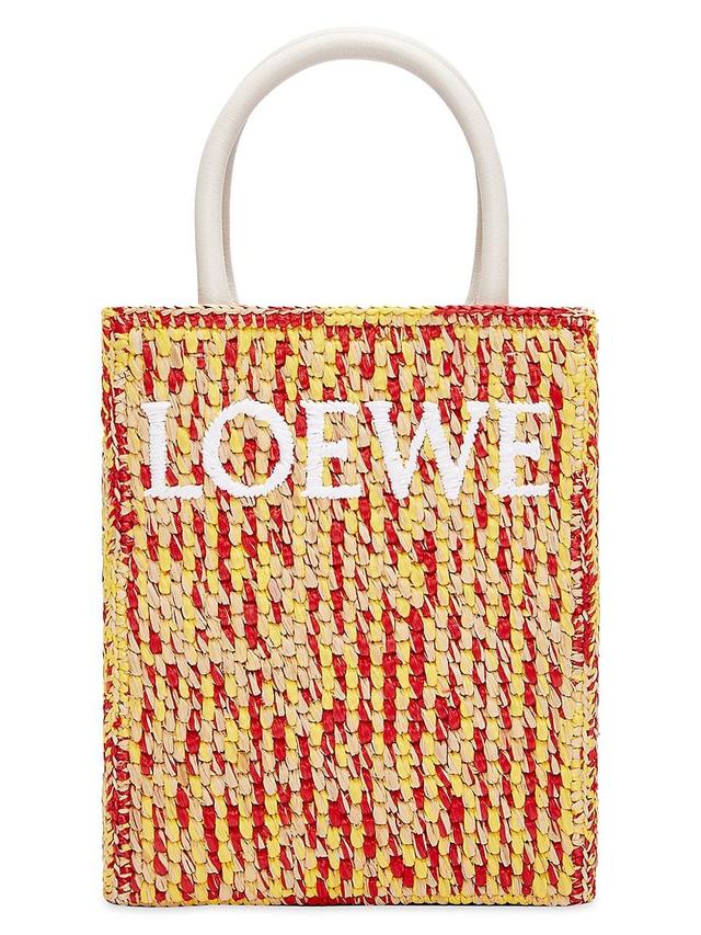 Womens A5 Raffia Tote Bag Product Image