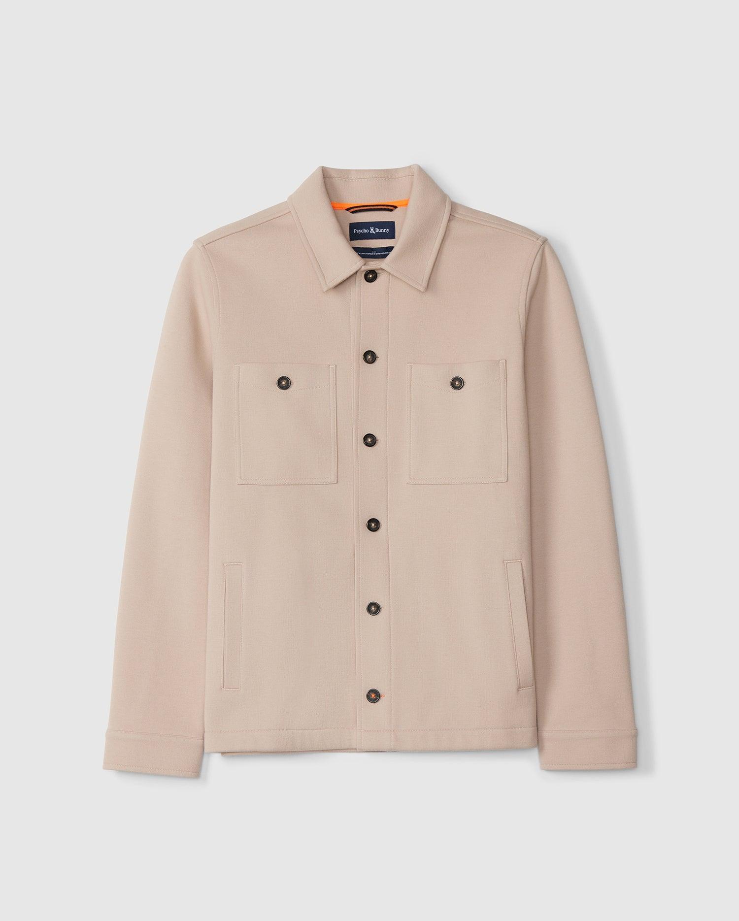 Mens Bedford Shirt Jacket 297 SOLID CROCKERY / S Product Image