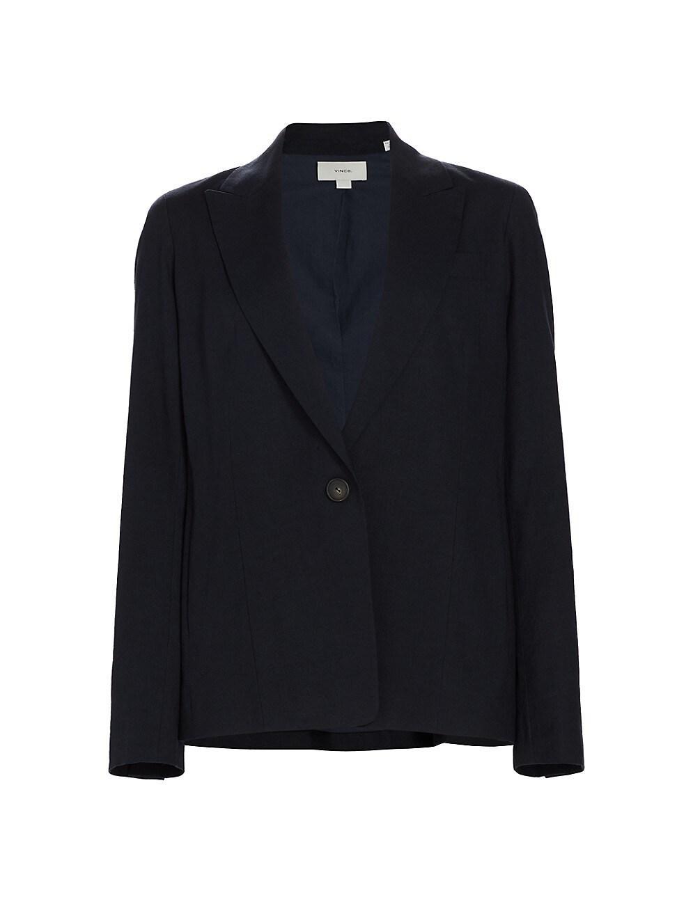 Womens Single-Breasted Blazer Product Image