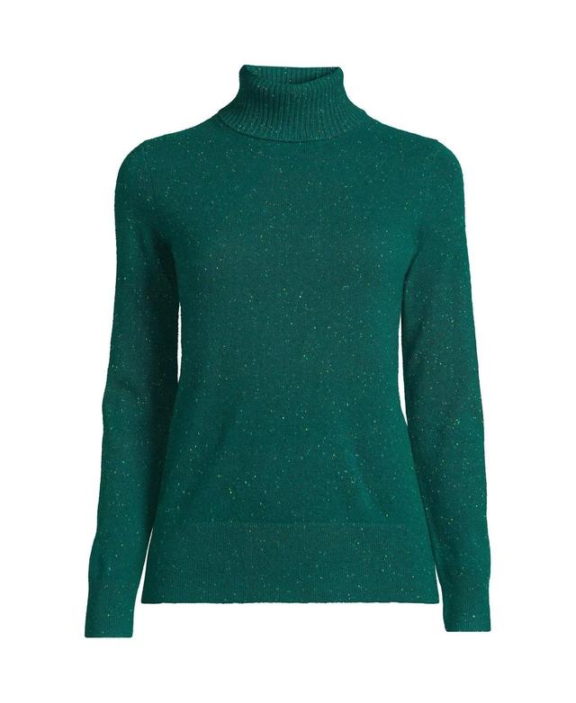 Lands End Womens Tall Cashmere Turtleneck Sweater Product Image