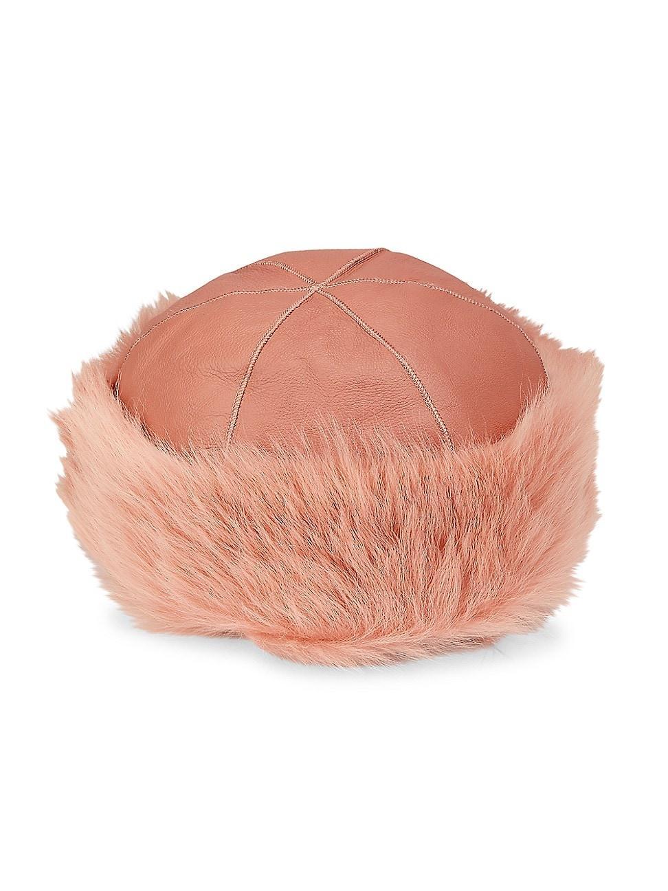 Womens Shearling Hat Product Image