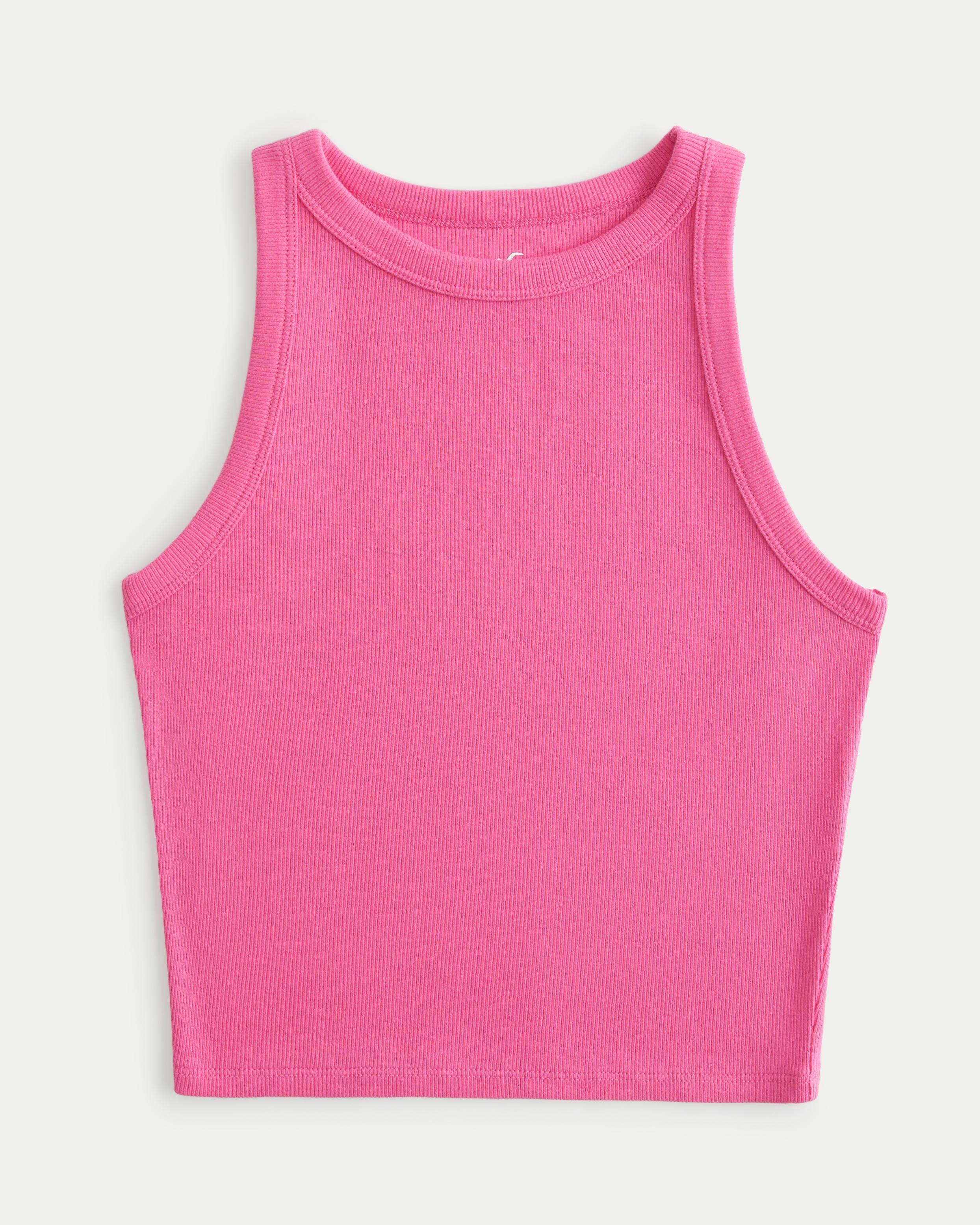 Ribbed High-Neck Tank Product Image