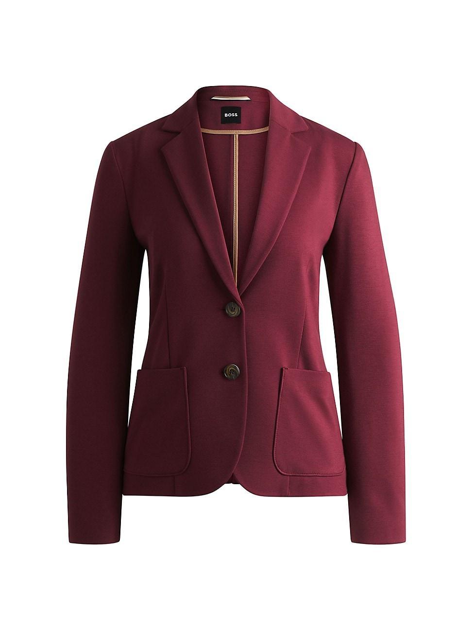 Womens Extra Slim Fit Blazer In Stretch Fabric Product Image