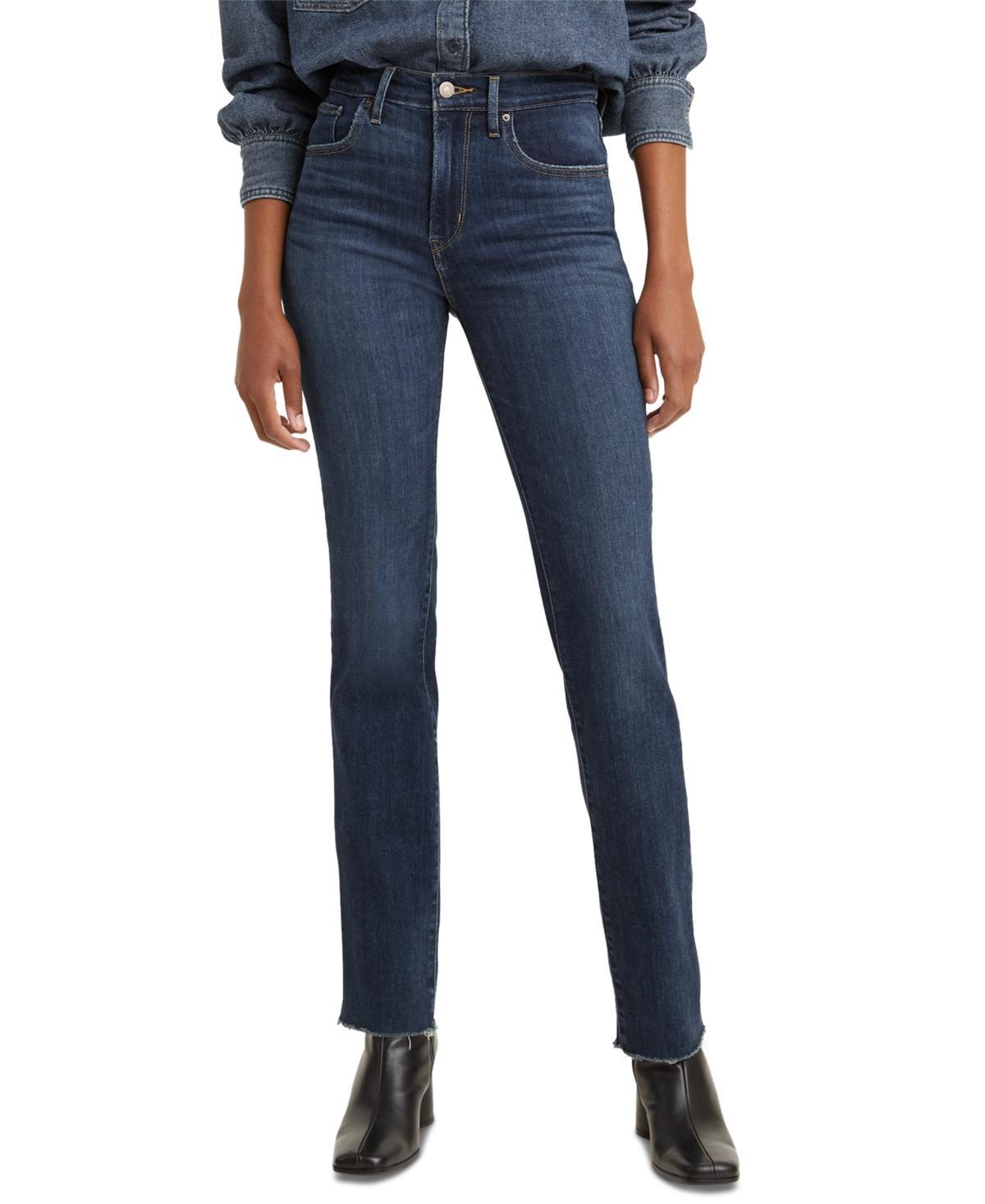 Womens Levis 724 High Rise Straight Jeans Product Image