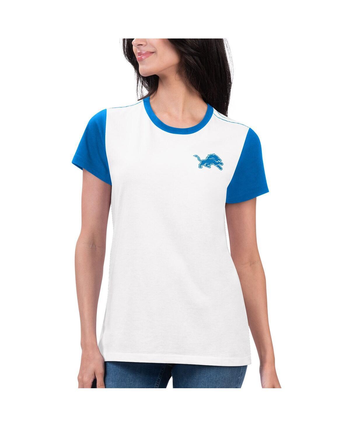 Womens G-iii 4Her by Carl Banks White Detroit Lions Fashion Illustration T-shirt - White Product Image