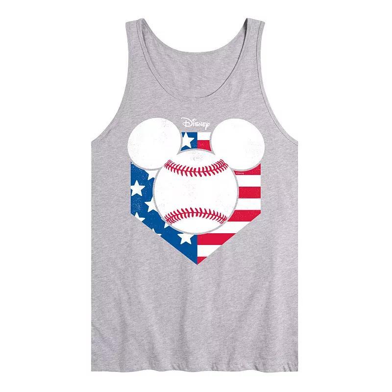 Disneys Mickey Mouse Mens Baseball Flag Tank Top Product Image