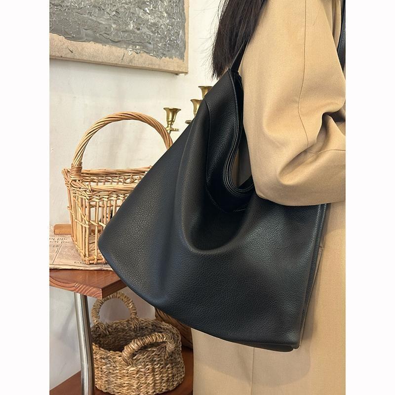 Faux Leather Tote Bag product image