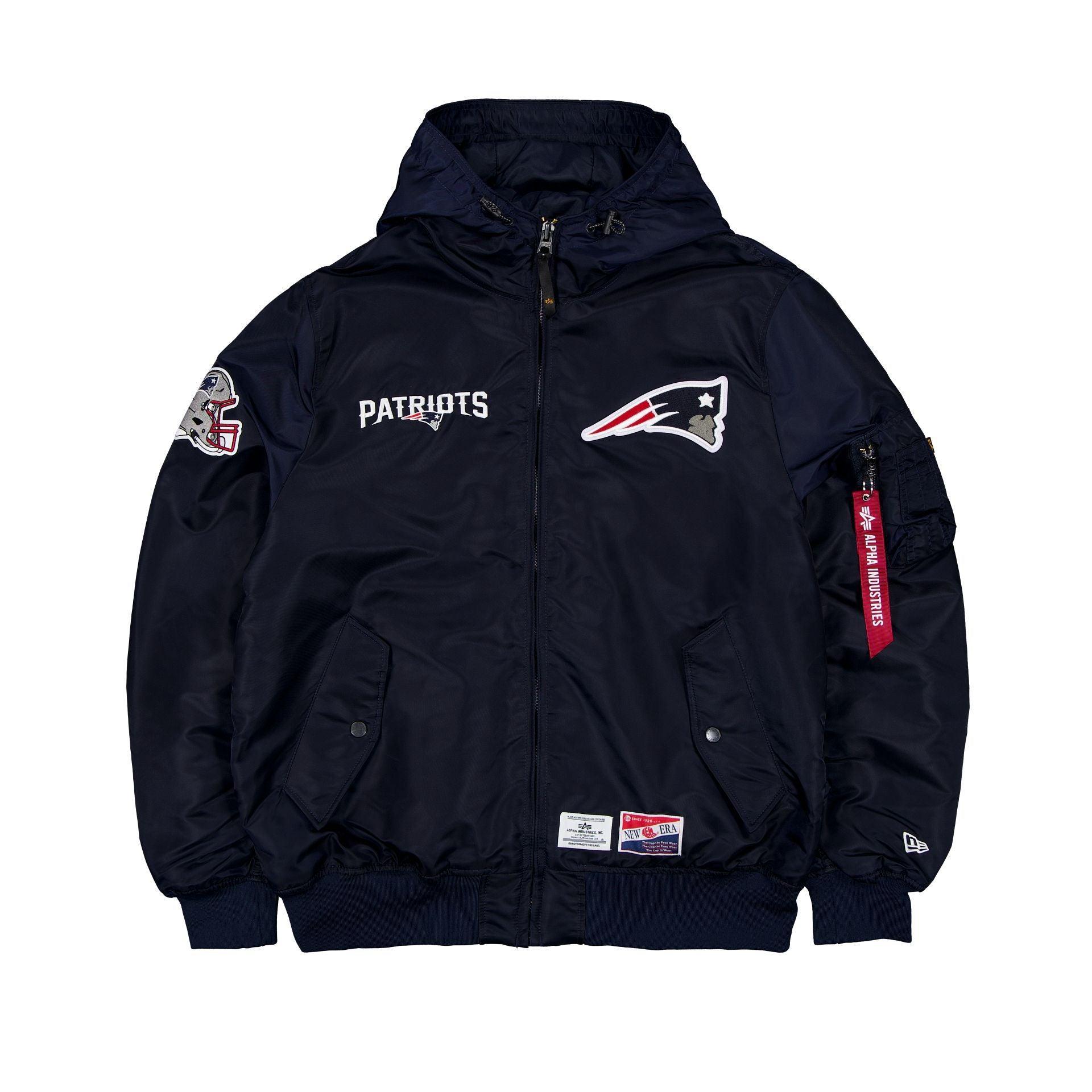 Alpha Industries x New York Giants L-2B Hooded Bomber Jacket Male Product Image