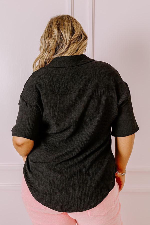 Chill Touch Button Up Top Curves Product Image