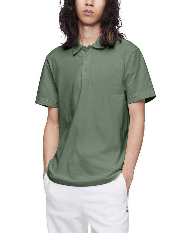 Calvin Klein Short Sleeve Classic Fit Smooth Polo Shirt Product Image