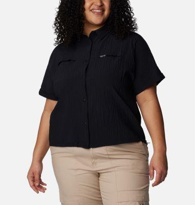 Columbia Women's Boundless Trek Short Sleeve Button Up - Plus Size- Product Image