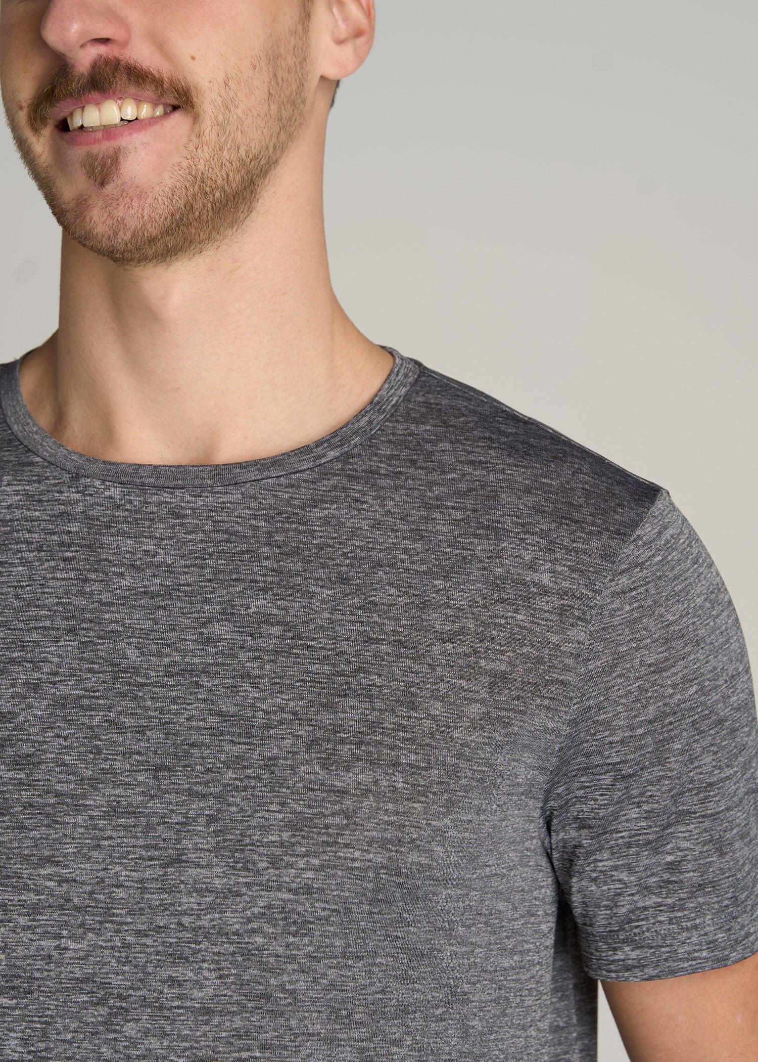 A.T. Performance MODERN-FIT Athletic Jersey Tall Tee in Grey Mix Product Image