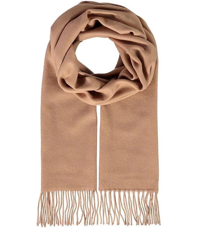 Roundtree & Yorke Solid Twisted Rope Fringe Scarf Product Image