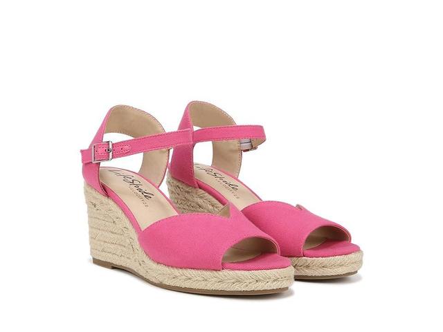 LifeStride Tess Ankle Strap Espadrille Platform Wedge Sandal Product Image