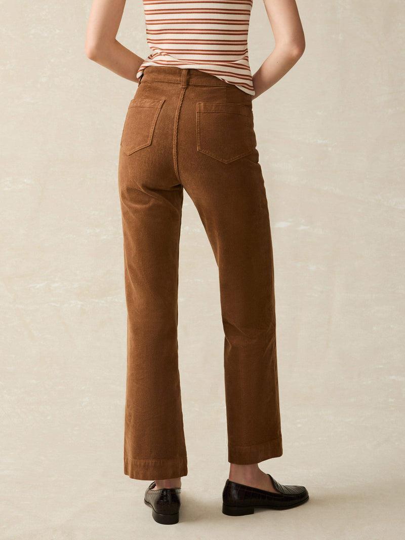 Softstretch Cord Patch Pocket Pant - Cord Brown Product Image