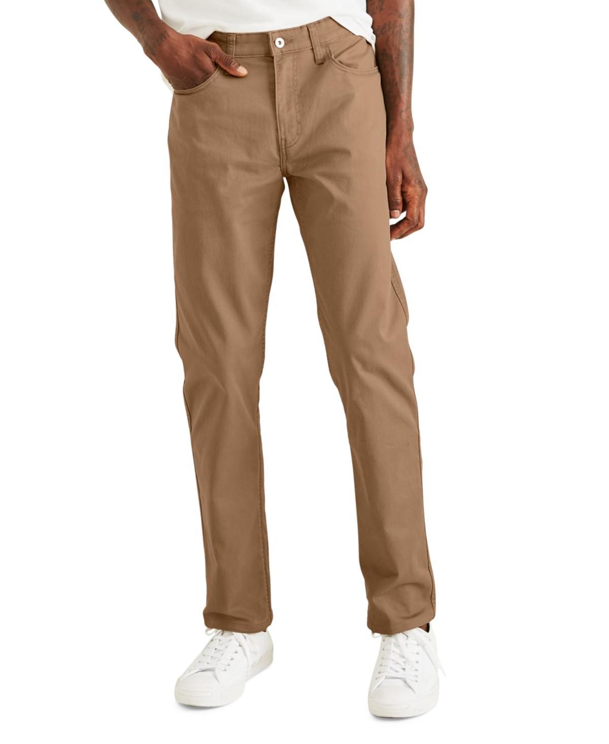 Mens Dockers Jean Cut Khaki All-Seasons Tech Straight-Fit Pants Brown Product Image