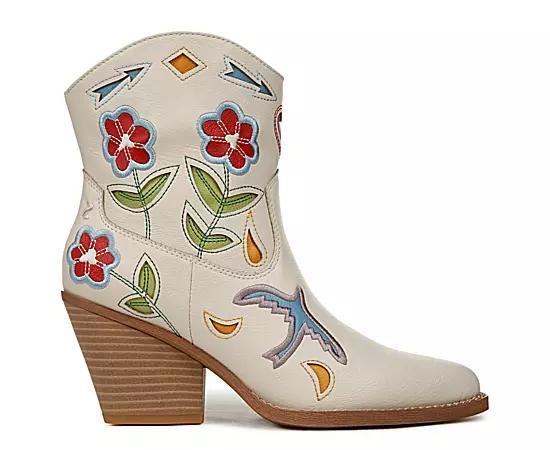 Zodiac Womens Roslyn Flower Western Boot Product Image