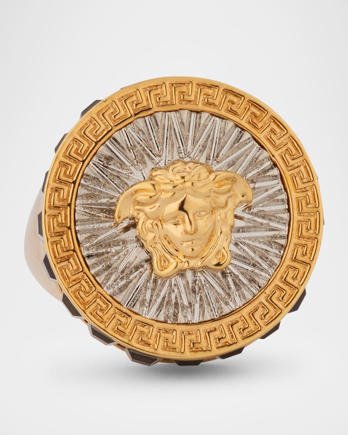 Mens Medusa Signet Ring Product Image