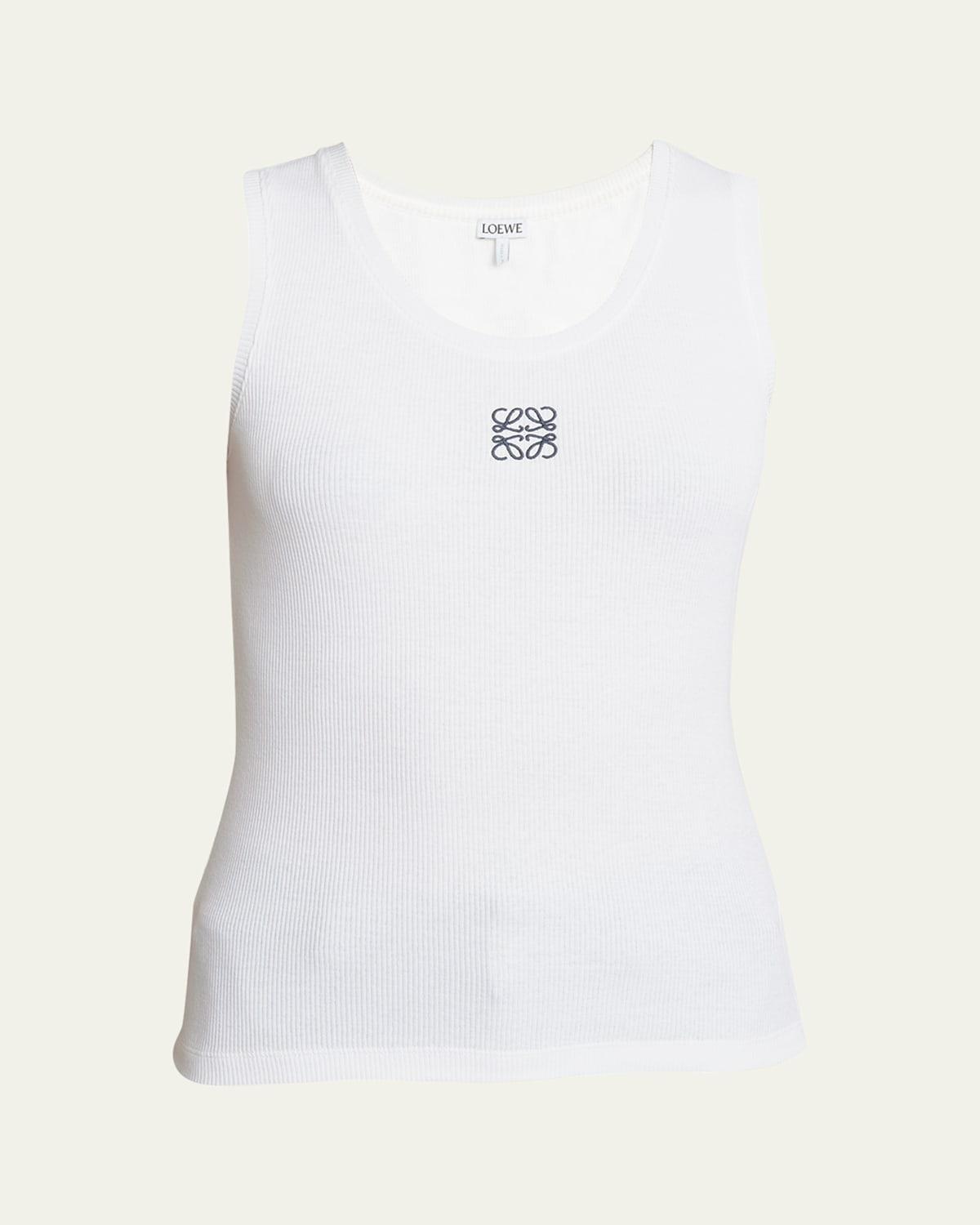 Womens Anagram Rib-Knit Tank Product Image