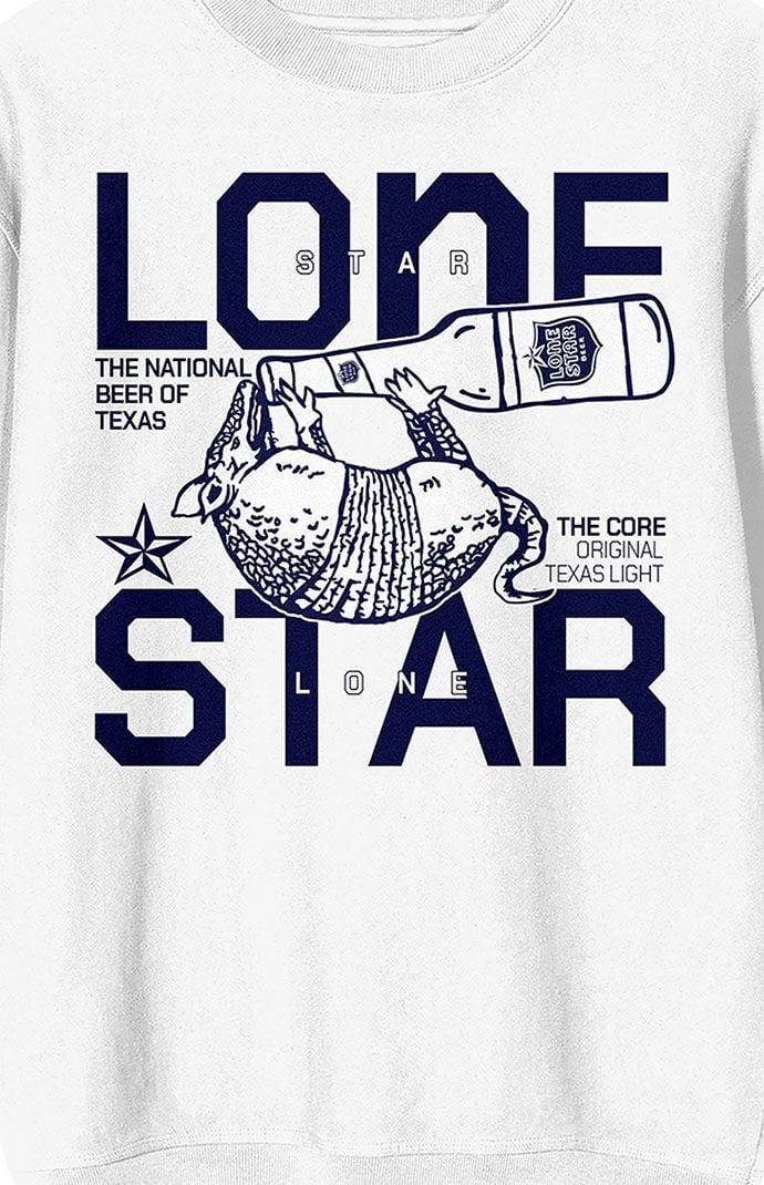 Men's Lone Star Armadillo Drink Crew Neck Sweatshirt Product Image