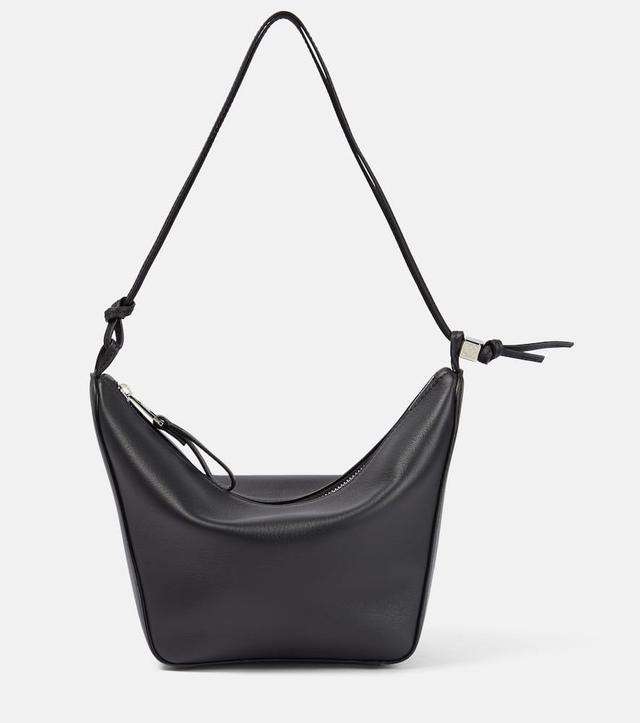 LOEWE Hammock Mini Leather Shoulder Bag In Black Product Image