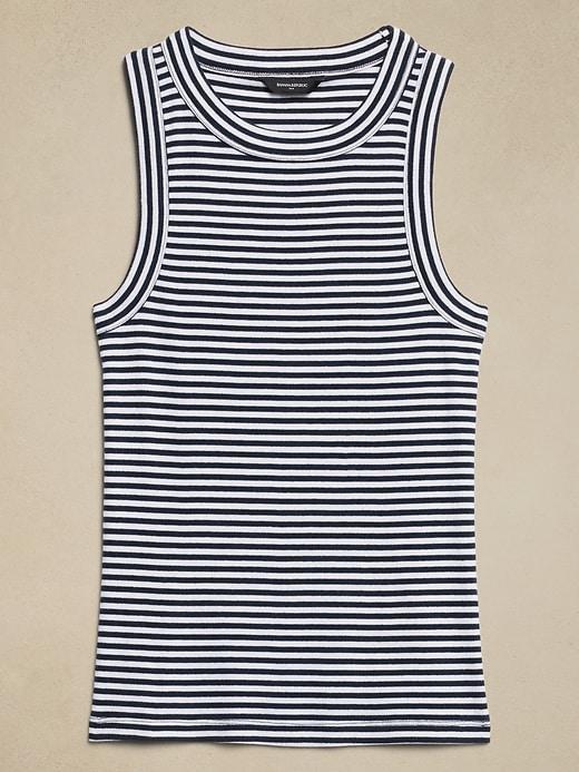 Ribbed Racer Tank Product Image