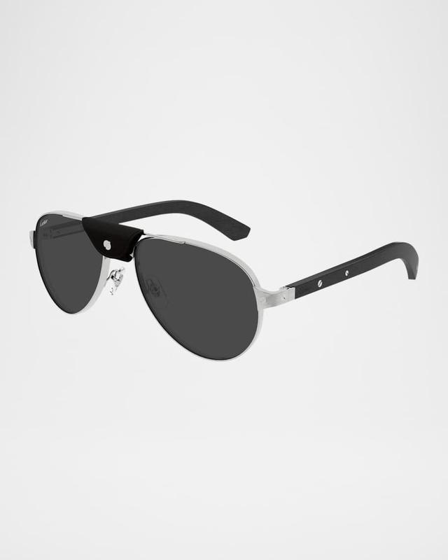 Men's CT0495SM Metal Aviator Sunglasses Product Image