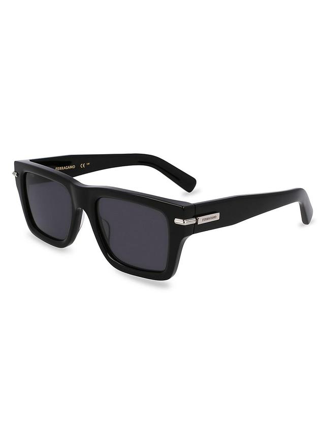 Men's Prisma Modified Acetate Rectangle Sunglasses Product Image