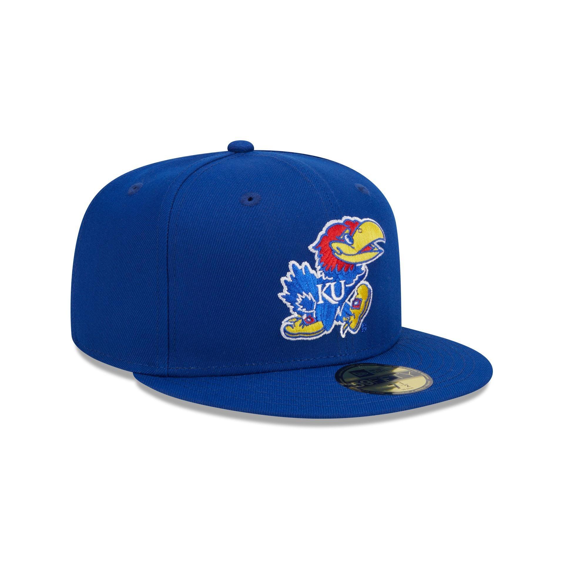 Kansas Jayhawks Blue 59FIFTY Fitted Hat Male Product Image