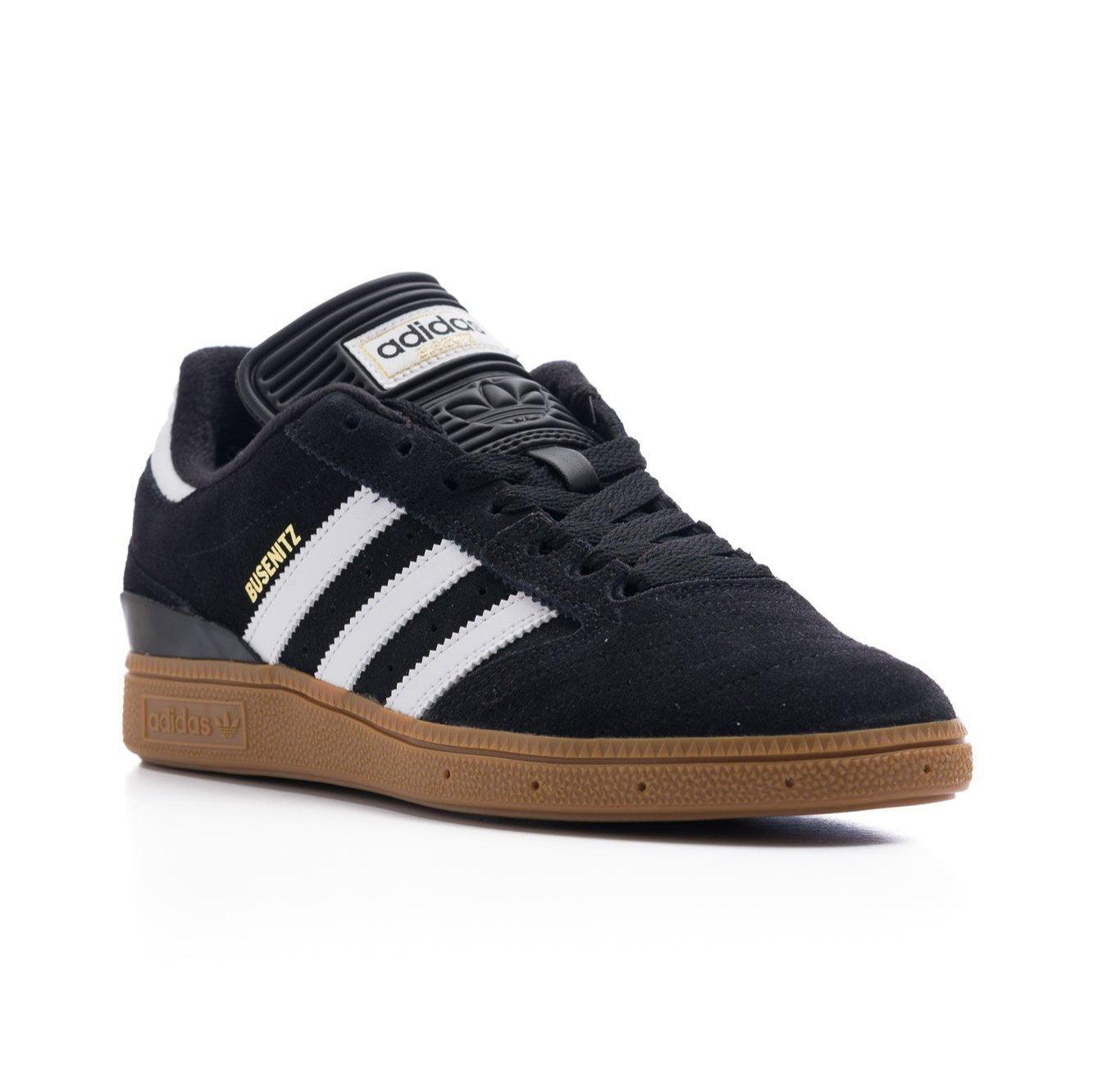 Adidas Skateboarding Busenitz Pro Men's Skate Shoe - Core Black/Cloud White/Gold Metallic Male Product Image