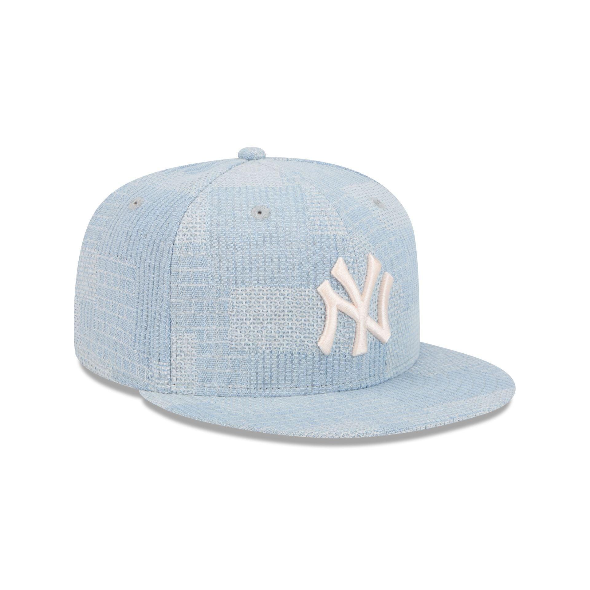 New York Yankees Denim Patchwork 9FIFTY Snapback Hat Male Product Image