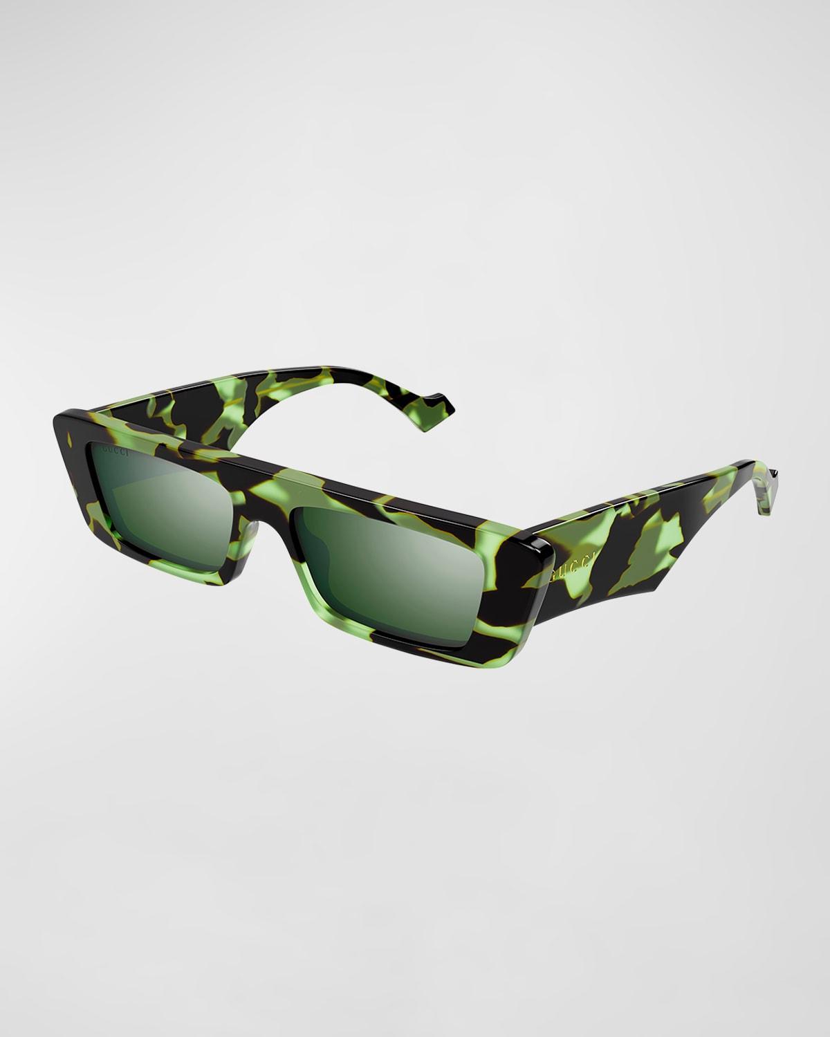 Mens Acetate Rectangle Sunglasses Product Image