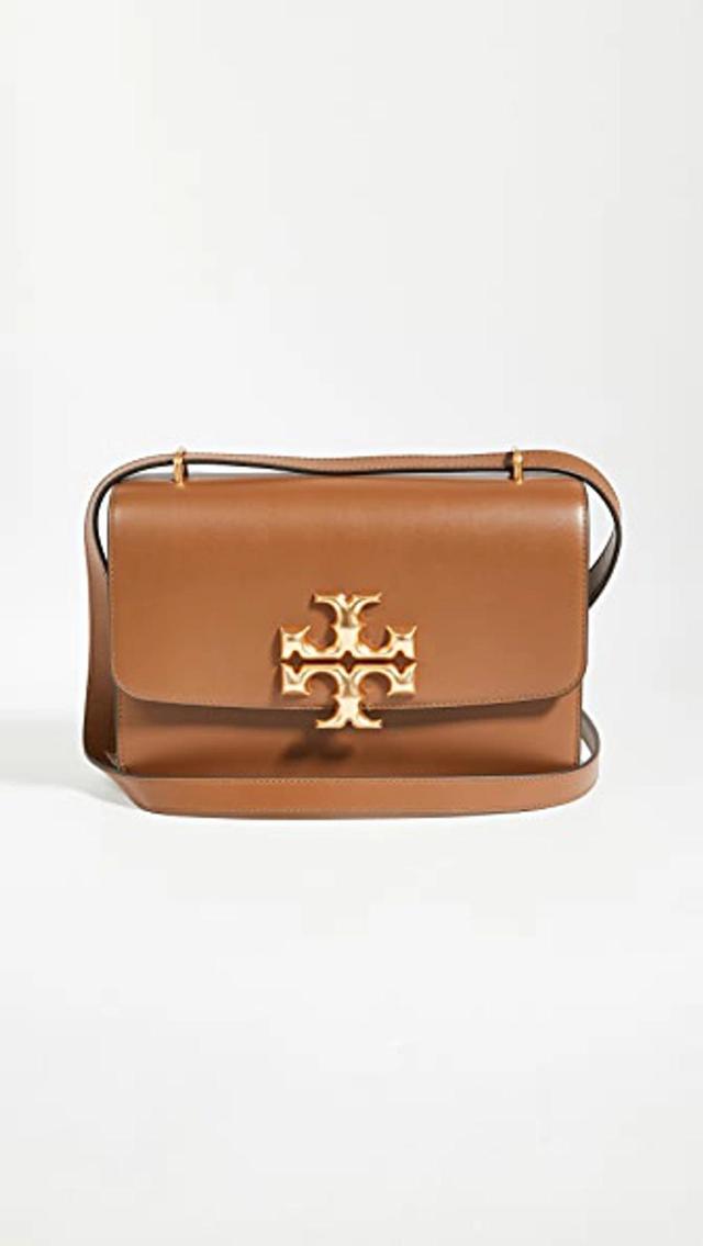 TORY BURCH Eleanor Convertible Shoulder Bag In Moose Product Image