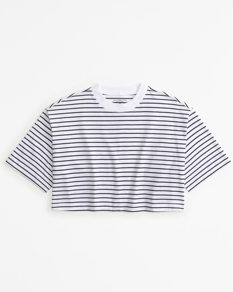 Essential Premium Polished Cropped Tee Product Image