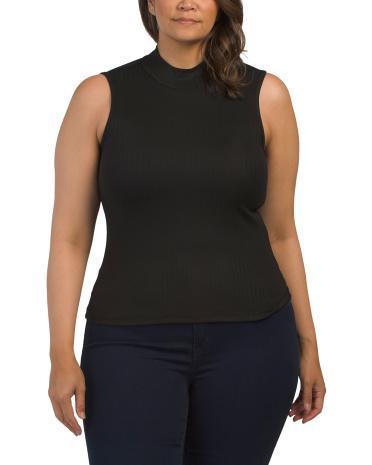 Plus Mock Neck Top For Women product image