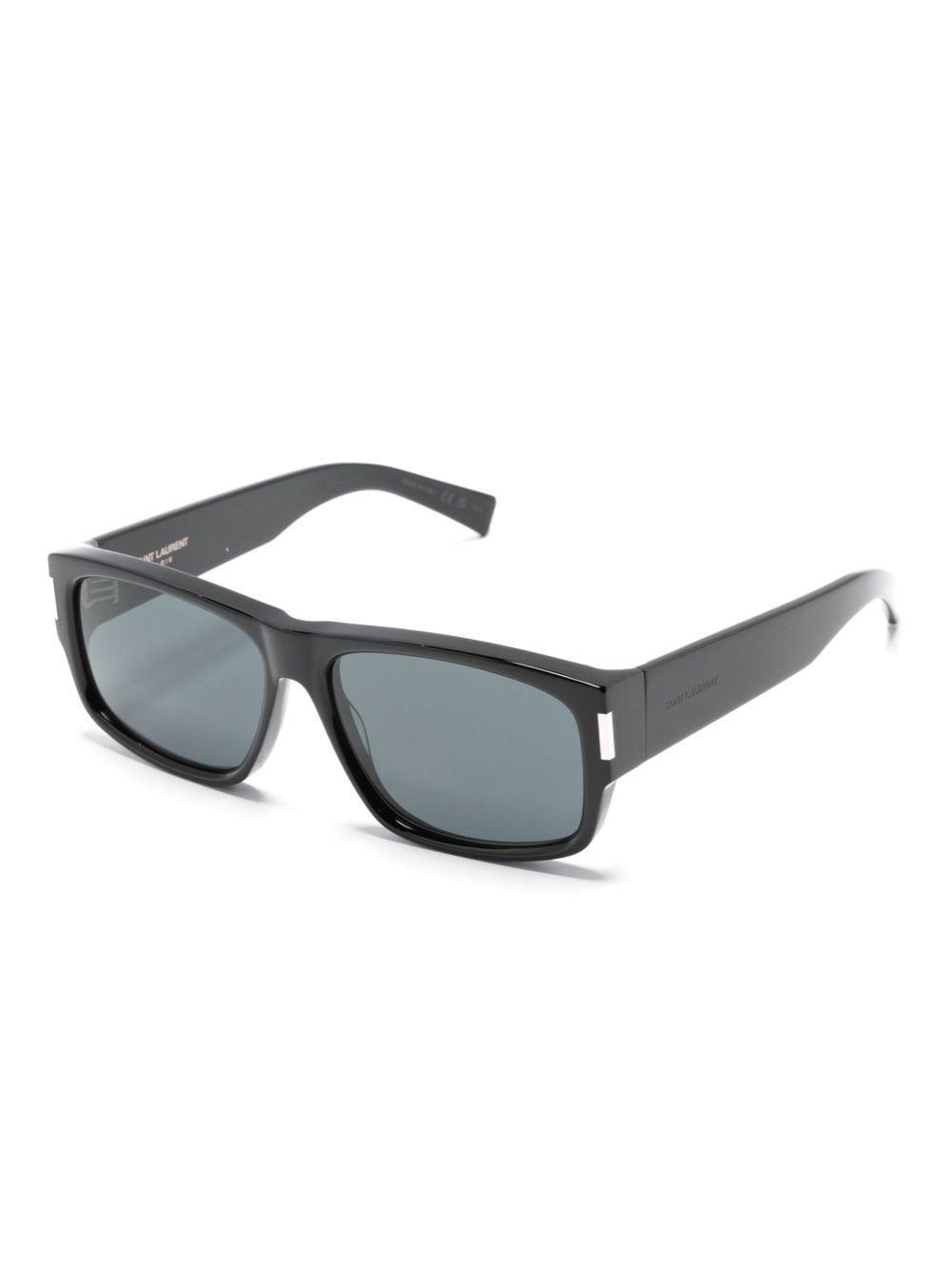 Sl 689 Rectangle-frame Sunglasses In 黑色 Product Image