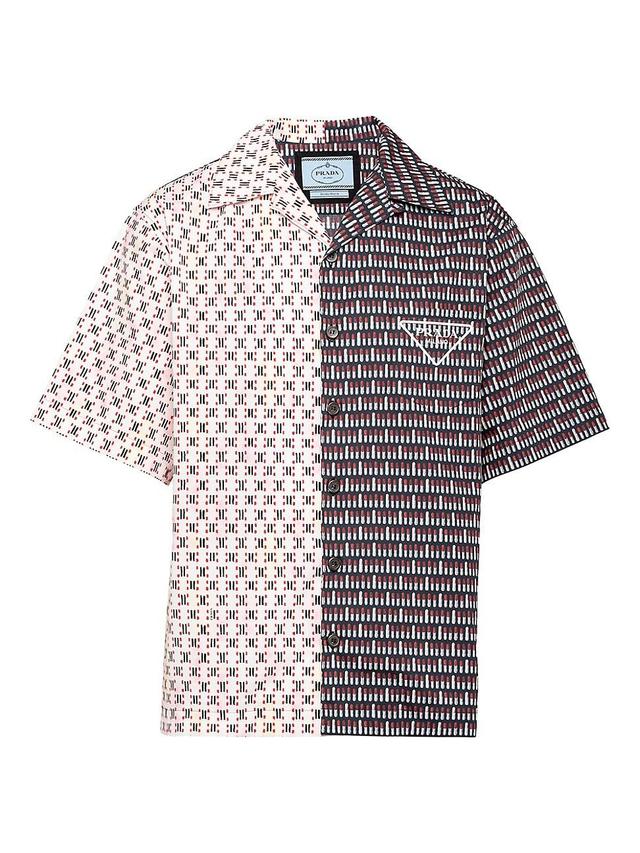 Mens Double Match Cotton Shirt Product Image